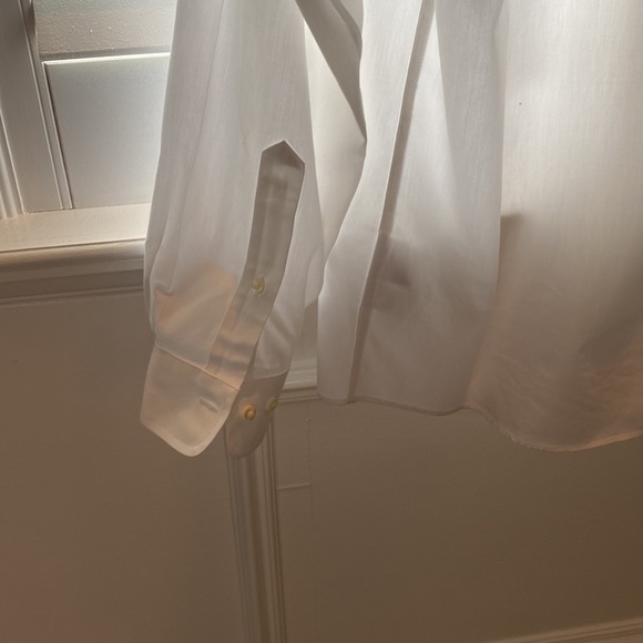 15 1/2-4/5 Brooks Brothers button down white shirt - Picture 8 of 8